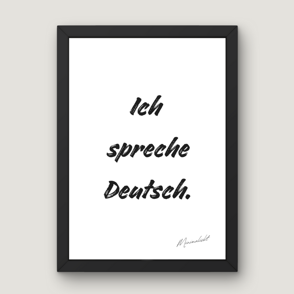 Ich spreche Deutsch